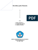 Makalah SMA - Biologi HEREDITAS PADA MANUSIA