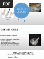 Calculo de Dosis