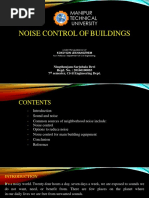 Sarju Reprt at Noise Control in Buildings