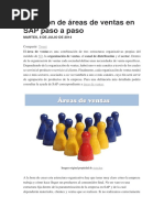 Creación de Áreas de Ventas en SAP Paso A Paso