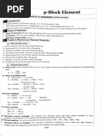 P Block Elements MHT CET Synopsis PDF