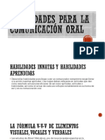 Habilidades para La Comunicación Oral