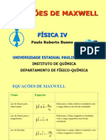 Aula Equações de Maxwell