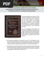 La Supremacía Constitucional y Los Tratados Internacionales PDF