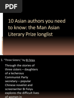 10 Asian Authors in Asia