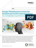 Design Thinking Innovation For Business Processes and Operations An Overlooked Key To Growth Not Just Cost