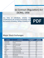 The Securities Contract (Regulation) Act (SCRA), 1956 The Securities Contract (Regulation) Act (SCRA), 1956