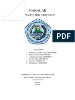 Makalah Sistem Politik Indonesia