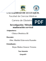 Métodos de Maduración Cervical