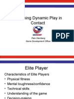 Coaching Dynamic Play in Contact: Pete Steinberg Game Development Officer