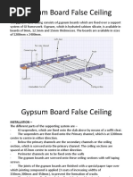 Gypsum Board False Ceiling