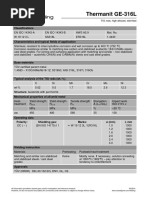 Thermanit GE-316L PDF