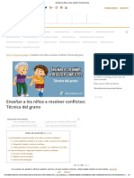 Enseñar A Los Niños A Resolver Conflictos - Técnica Del Grano PDF