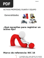 Contabilidad III Generalidades PPE