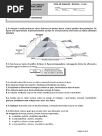 Ficha de Trabalho 5 - Evolucionismo e Taxonomia