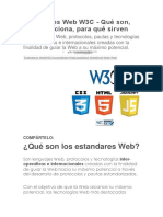 Estándares Web W3C