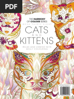 The Harmony of Colour - Cats and Kittens (Colouring Book)