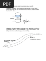 Ejercicios Sobre Ecuaciones de La Energía