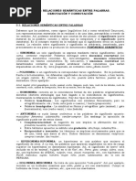 2 Bachillerato. Tema 2. Relaciones Semanticas