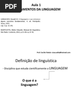 Aula 1 - Fundamentos Da Linguagem