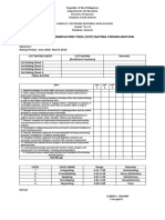 Classroom Observation Tool (Cot) Rating Consolidation