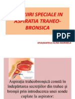 Ingrijiri Speciale in Aspiratia Traheo Bronsica