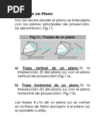 Trazas de Un Plano