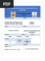 Informe Final 6 de Sistema de Control Ii