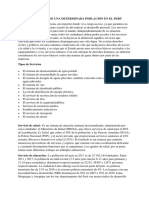 Servicios Básicos de Una Determinada Población