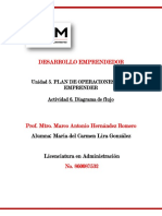 Desarrollo Emprendedor Diagrama de Flujo Act #6