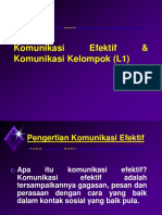 Komunikasi Efektif & Komunikasi Kelompok (L1)