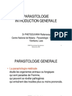 Parasitologie - Notions Générales