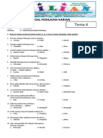 Soal Tematik Kelas 1 SD Tema 4 Keluargaku Subtema 4 Kebersamaan Dalam Keluarga Dan Kunci Jawaban