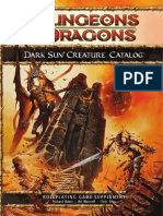 .3 Dark Sun Creature Catalog