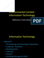 Environmental Context For OB