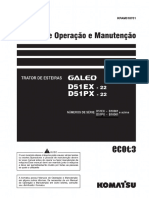 D51ex-22 - Om - Kpam018701 (1) Manual de Operação e Manutenção PDF