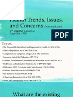 Health Trends, Issues, and Concerns