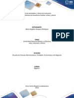 116 - Tarea 2 - Sistemas de Ecuaciones Lineales, Rectas y Planos Angelica Gongora