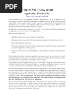 Application Problems 2020 PDF