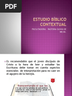 Estudio Bíblico Contextual