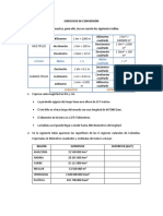 Ejercicios de Conversión