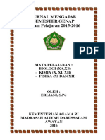 Cover Jurnal Mengajar