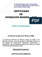 2 Certificado de Operacion Minera COM