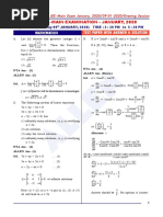 0901 Mathematics Paper-With-Ans-solution Evening