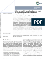 Electrical Conductivity of Activated Carbon-Metal