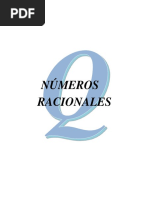 Modulo - NÚMEROS RACIONALES - Ultimo - 2018