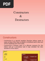 Constructor Destructor