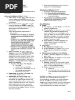 Obligations Characteristics of Obligations: BALANE