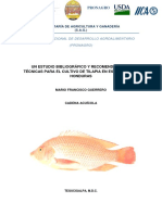 TÉCNICAS PARA EL CULTIVO DE TILAPIA - Honduras 2012 PDF