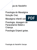 POSOLOGIAS